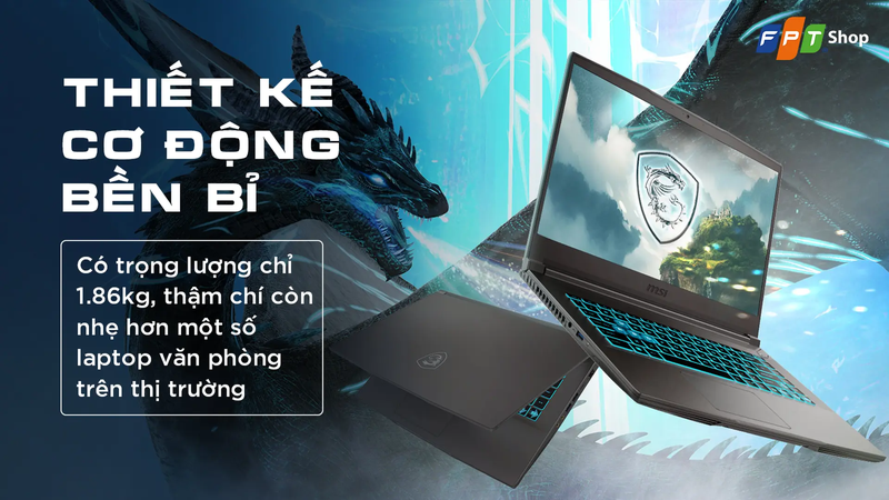 MSI Gaming Thin 15 B13UC-3247VN là chiếc laptop MSI cho sinh viên tốt nhất 2026