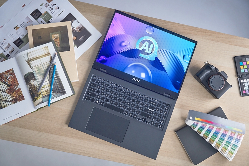 Giới thiệu về laptop MSI tích hợp AI - MSI Stealth 16 AI Studio