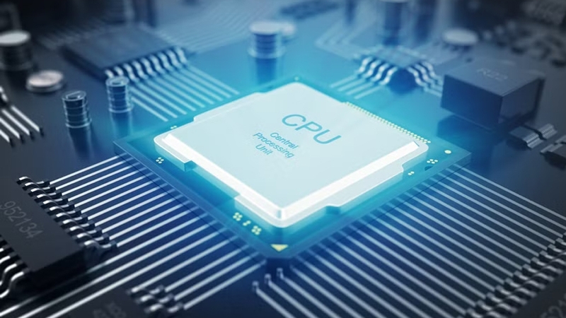 CPU đóng vai trò là "bộ não" xử lý mọi thuật toán