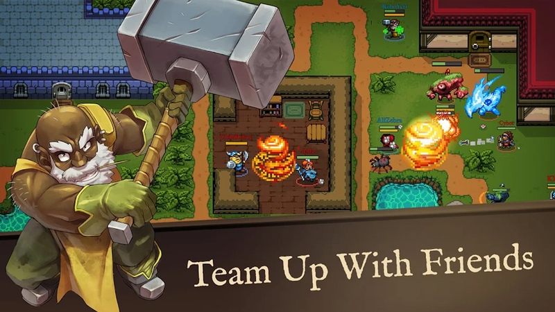 Người chơi có thể lập nhóm để tham gia game