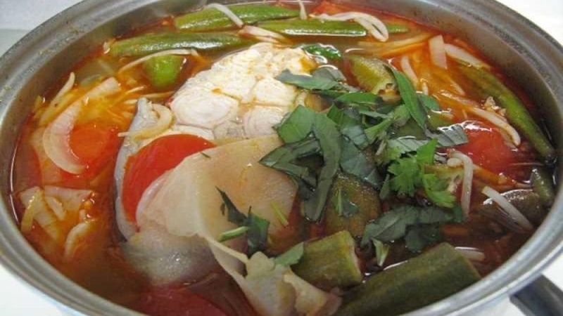 Cách nấu lẩu cá bông lau măng chua