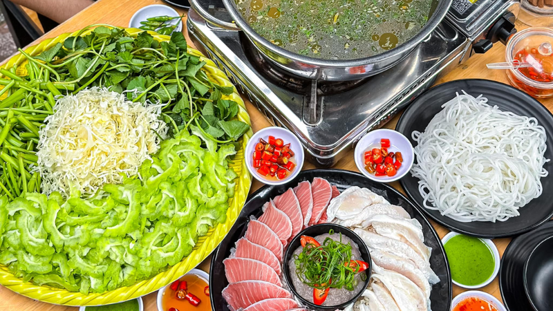 Lẩu cá ngừ 3