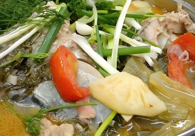 lẩu cá trắm giòn ảnh 5