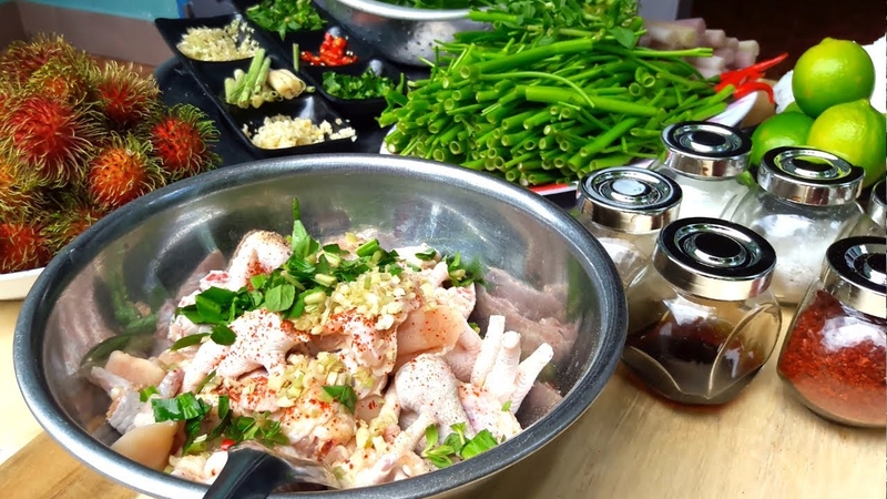 lẩu chân gà lá giang 7