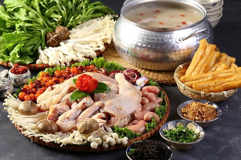 lẩu cháo gà ảnh 6\