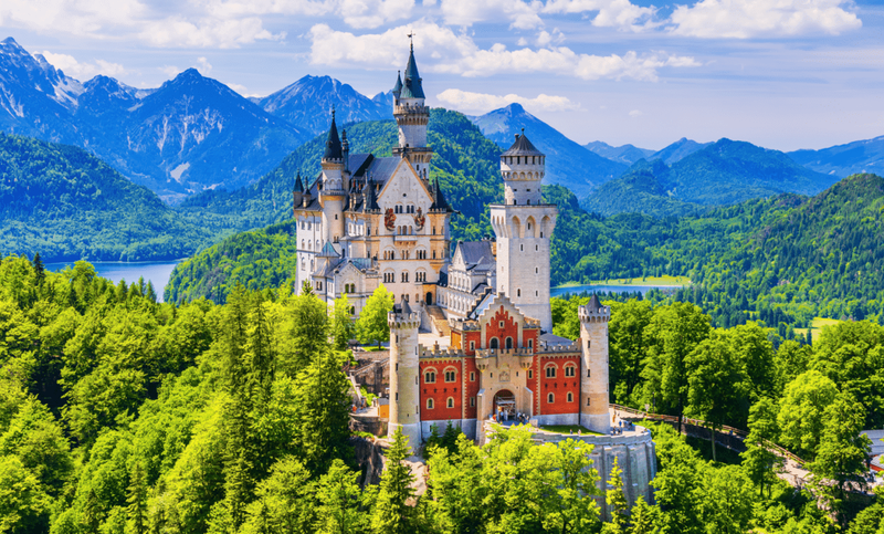 Lâu đài Neuschwanstein, Đức
