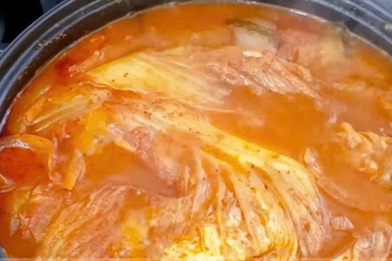 Lẩu ghẹ kim chi ảnh 3