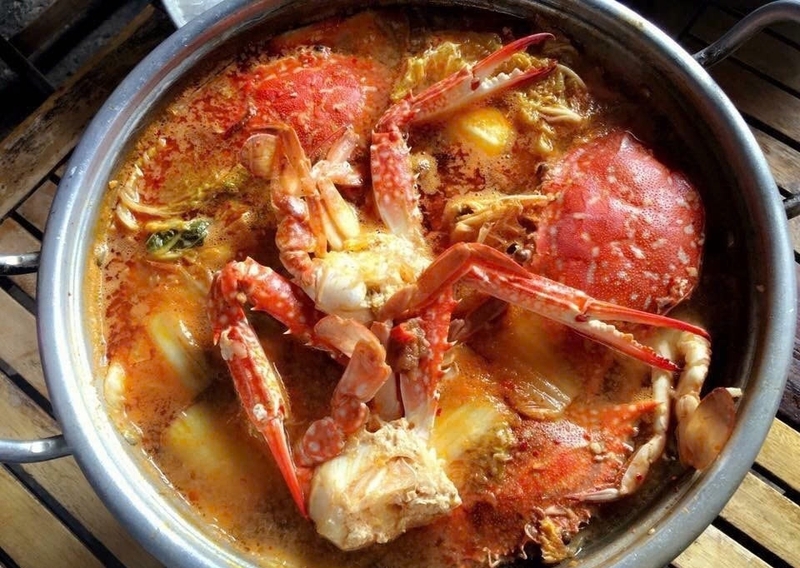 Lẩu ghẹ kim chi ảnh 5