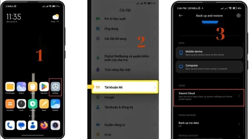Truy cập vào tài khoản Mi Cloud của bạn