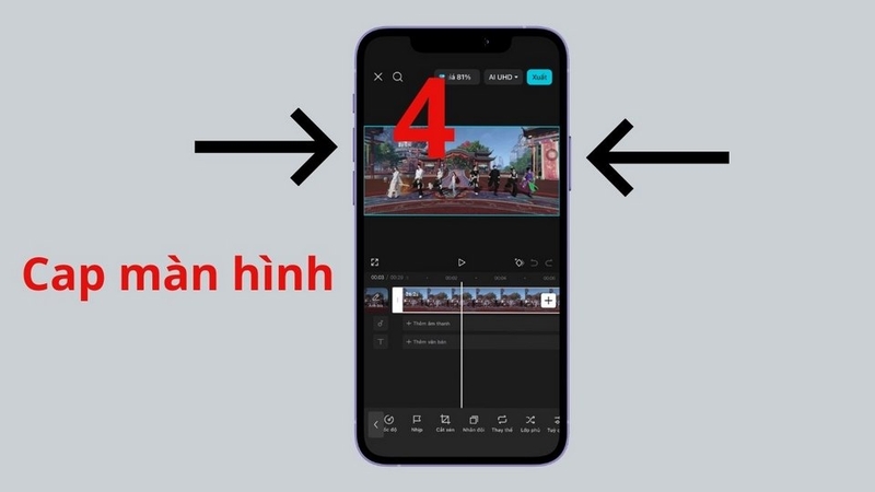Lưu lại bức ảnh đã chụp từ video