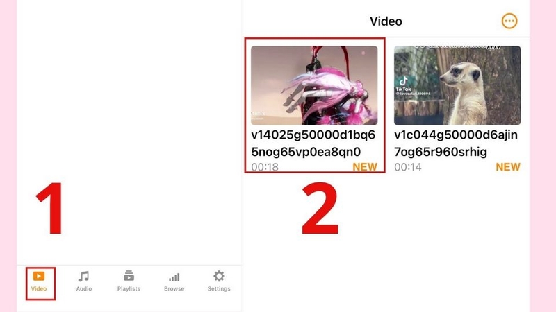 Truy cập ứng dụng&nbsp;VLC trên iPhone
