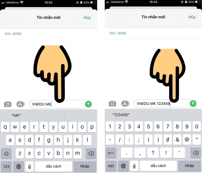 Cách lấy lại mật khẩu vnEdu 5