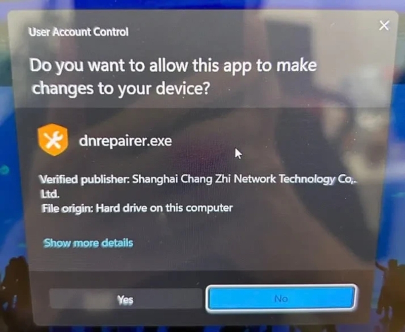 Lỗi “Thiết lập COM thất bại (InvalidClientClass)