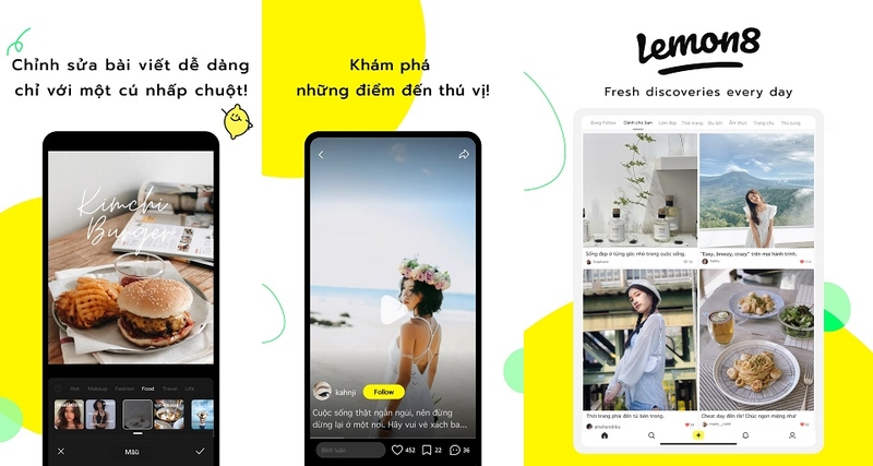 Những tính năng nổi bật của Lemon8 - Sống chuẩn phong cách