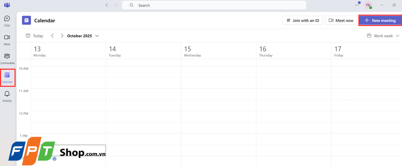Tạo cuộc họp mới