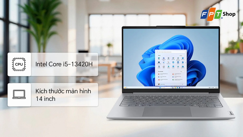 Lenovo ThinkBook 14 cân bằng giữa kích thước và không gian làm việc