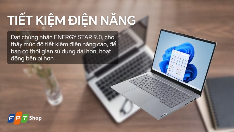 Lenovo ThinkBook 14 Gen 8 IAL thời lượng pin ổn định
