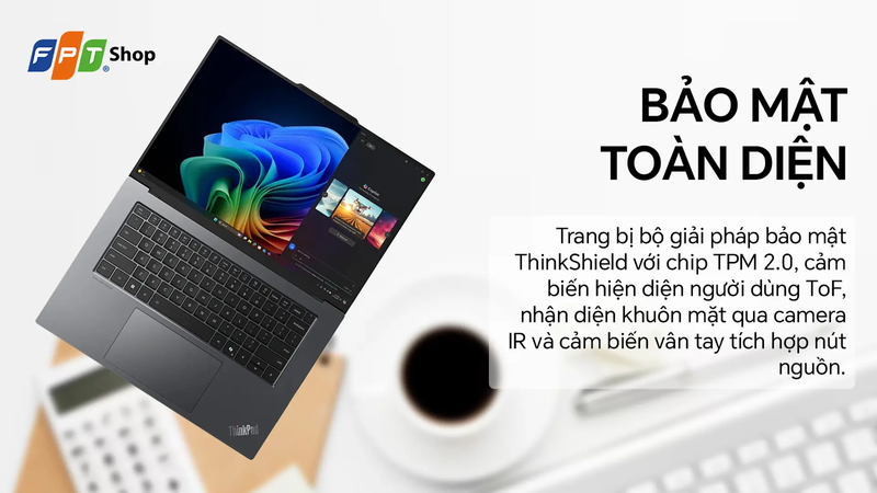 Laptop Lenovo ThinkPad bảo mật nhiều lớp với ThinkShield