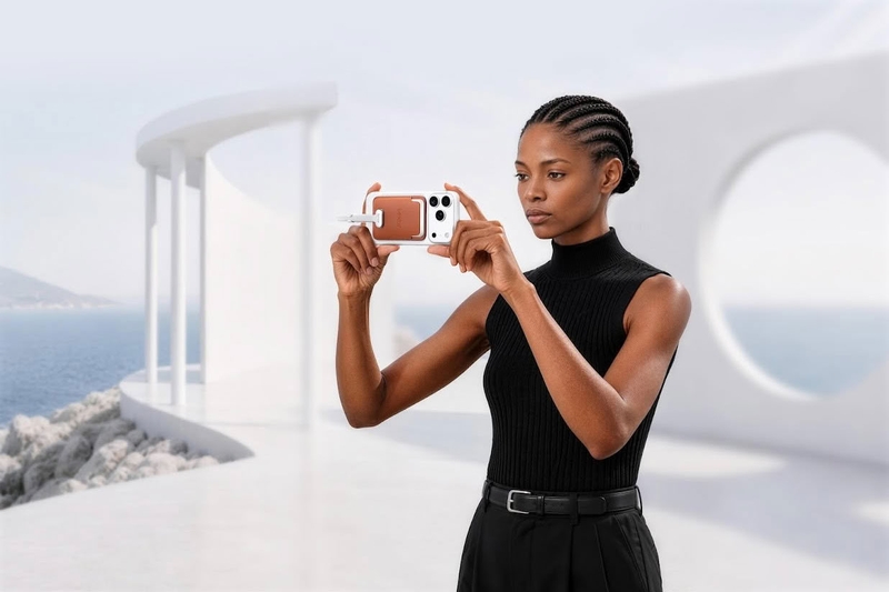 Muse có thể gắn từ tính lên các mẫu iPhone hỗ trợ MagSafe.