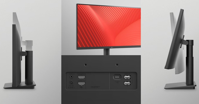 Màn hình LG 27MS570B-B - Thiết kế viền mỏng, tinh gọn cho bàn làm việc