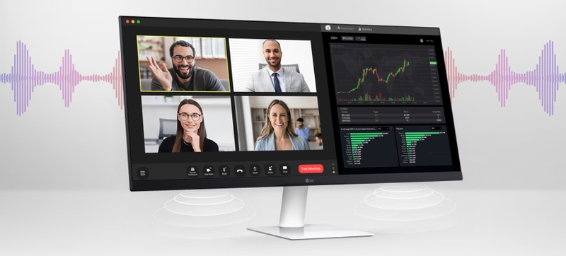 Màn hình LG 29U531A-W - Hệ thống loa tích hợp cho chất âm sống động