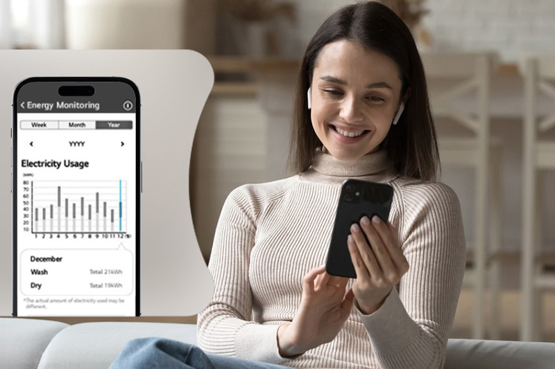 LG AI DD Inverter 12 kg FX1412N5G 7