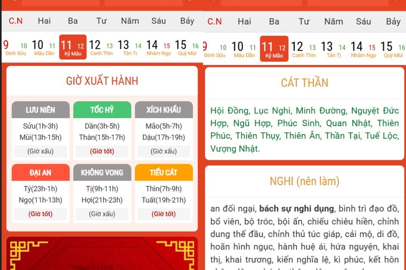 Lựa chọn ngày giờ cát lợi uy tín