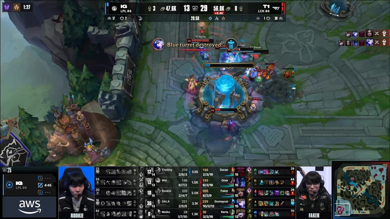 T1 chiến thắng trước IG