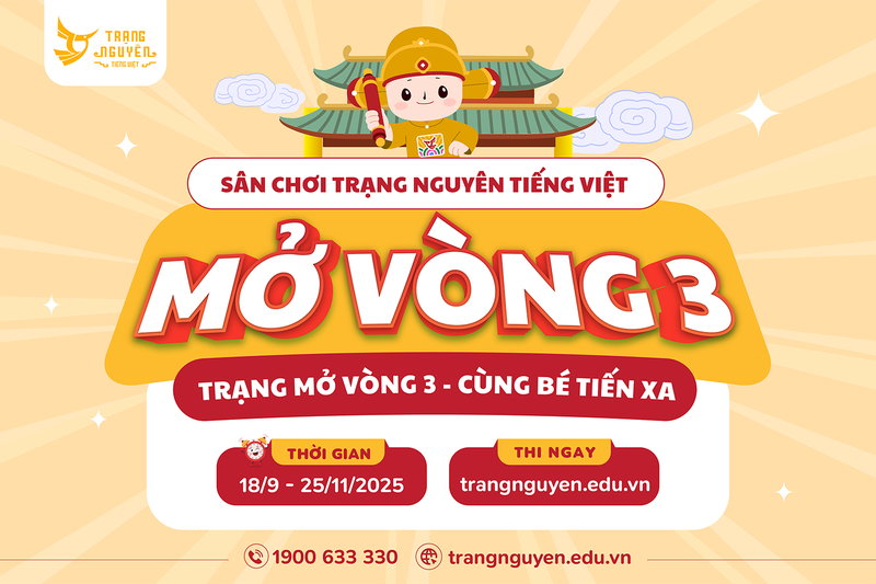 Lịch thi Trạng Nguyên Tiếng Việt 2025 - 2026 5
