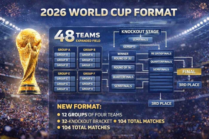 Thể thức thi đấu World Cup 2026 có gì mới?