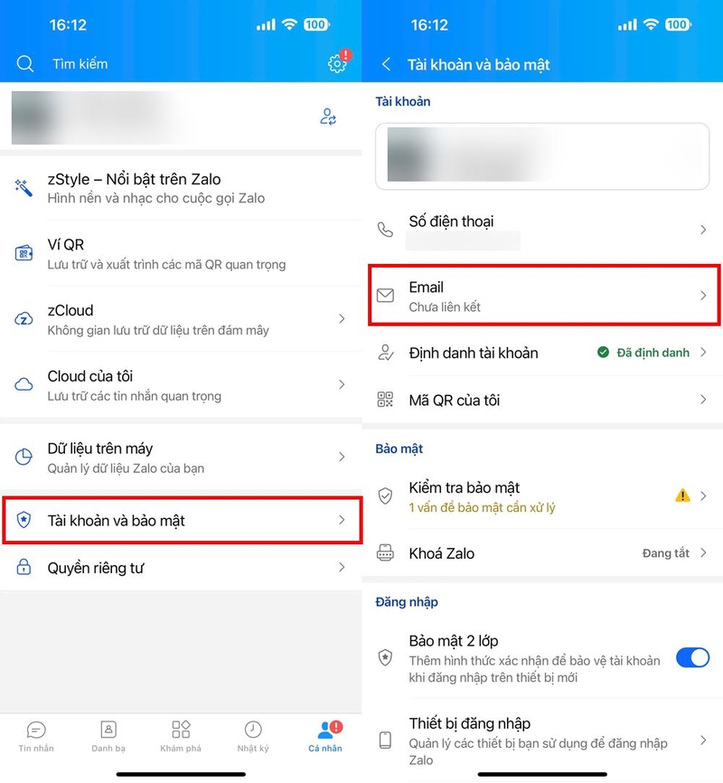 Cách liên kết Zalo với tài khoản email ảnh 2