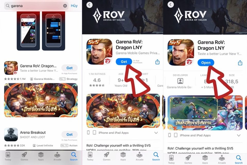 Chờ ứng dụng tải xuống hoàn tất và bắt đầu mở để trải nghiệm