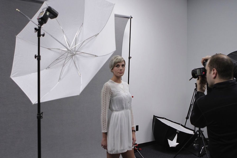 shoot through umbrella