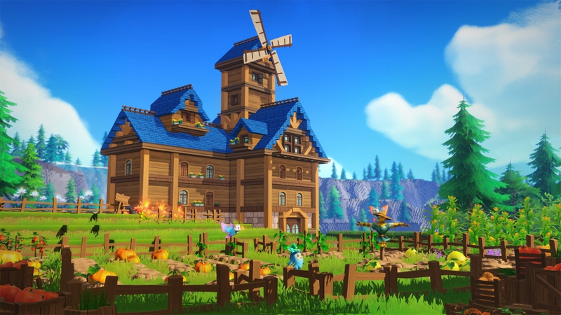 Thế giới mở 3D lai Minecraft độc đáo