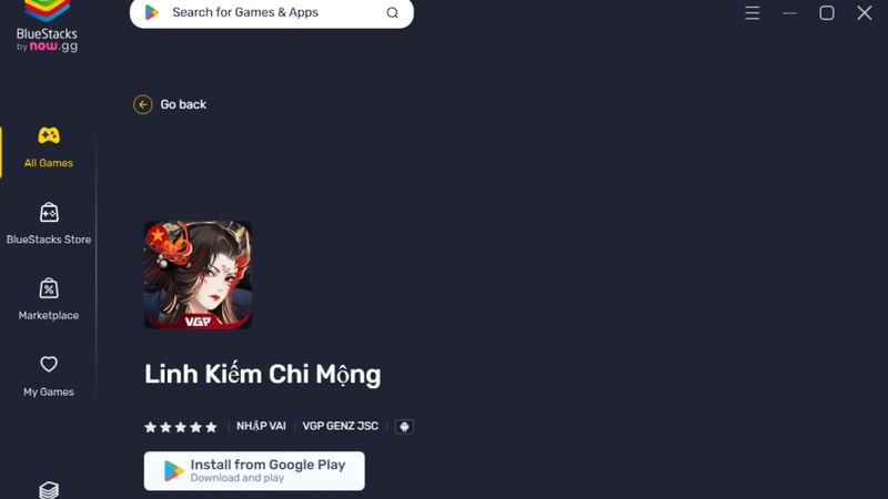 Tải game trên PC bằng trình giả lập