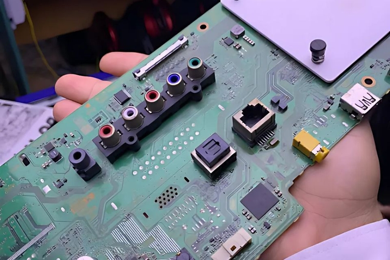 tivi bị hư bo mạch chủ do tác động từ bên ngoài