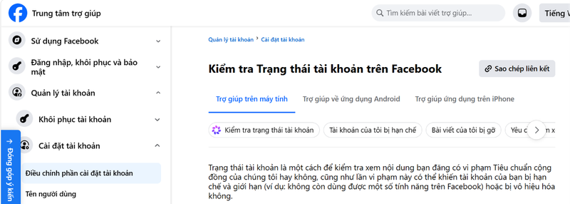 link kháng nghị facebook bị vô hiệu hóa ảnh 4