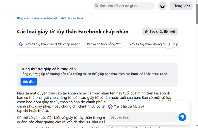 link kháng nghị facebook bị vô hiệu hóa ảnh 1