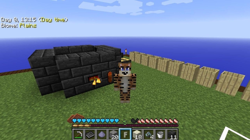 lò luyện kim Minecraft hình 1