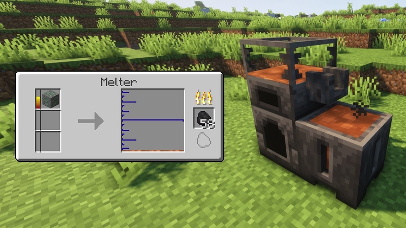 lò luyện kim Minecraft hình 9