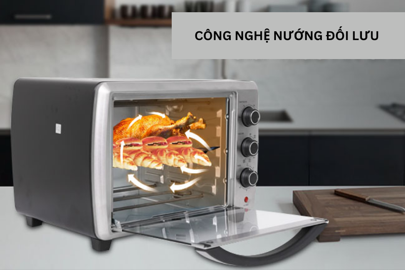 Lò nướng 2 lửa giá rẻ Electrolux EOT30MXC 30 lít