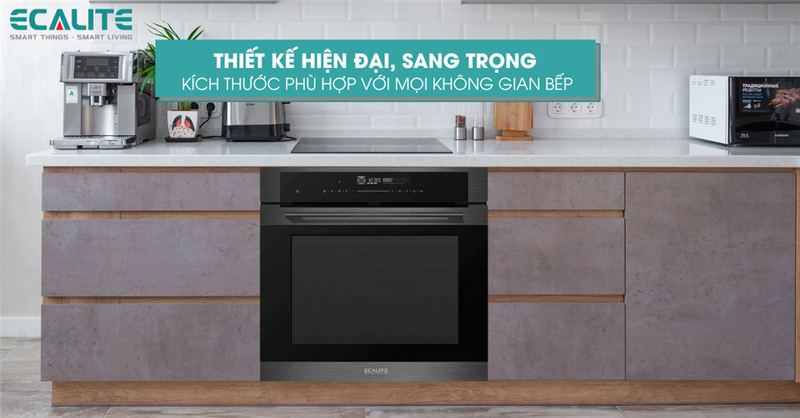 lò nướng âm tủ ecalite hình 1