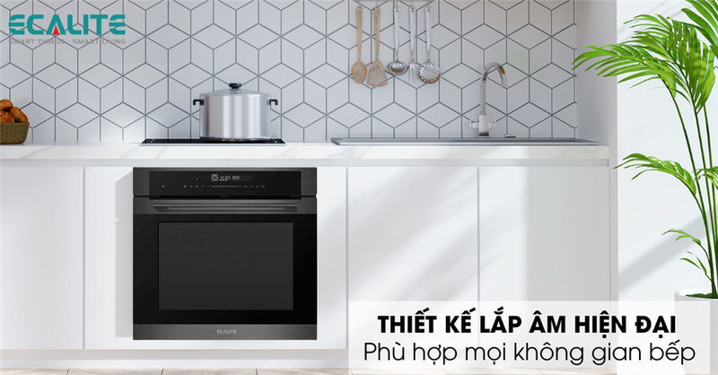 lò nướng âm tủ ecalite hình 2