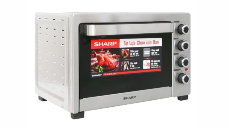 Lò nướng Sharp 38 lít EO-A384RCSV-ST