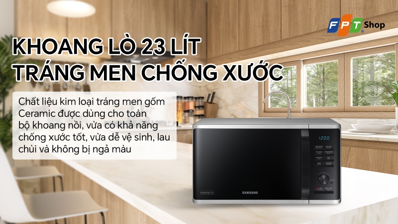 lo vi song co nuong samsung 23 lit mg23k3515assv