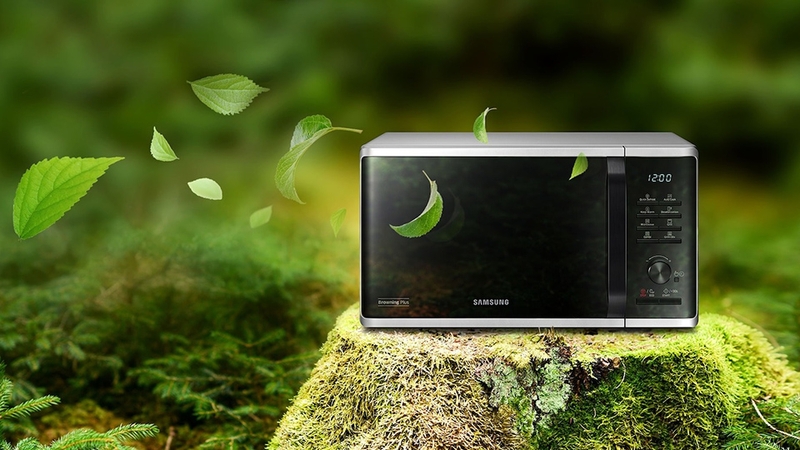 Lò vi sóng có nướng Samsung 23 lít MG23K3515AS/SV (hình 6)