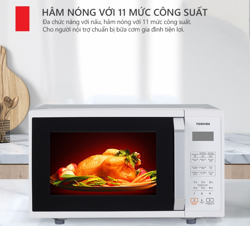 Đa dạng công suất nấu