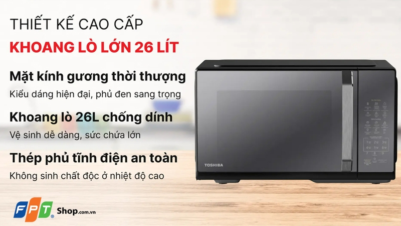 lò vi sóng toshiba tốt nhất hiện nay 4