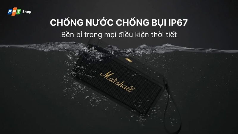 Loa Marshall chống nước và độ bền cao