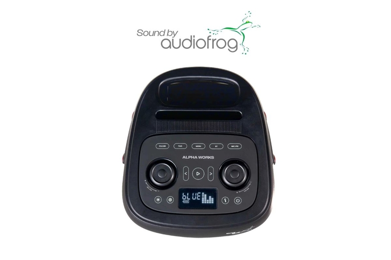 Loa Bluetooth Alpha Works Genbeat 120 - Thiết kế di động, kết hợp tay cầm và bánh xe